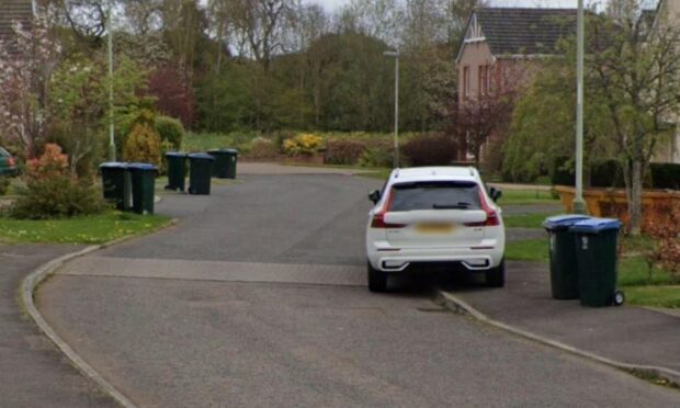 Pavement parking such as this example in Inchture will be banned. Image: Google Street View