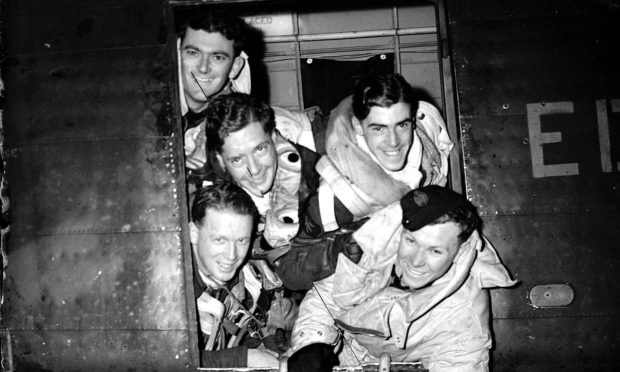 A Lancaster bomber crew in 1944. Image: Shutterstock