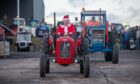 Santa set for last year's Forfar JAC tractor run. Image: Kim Cessford / DC Thomson