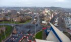 Arbriath marina roundabout is to undergo major work in the next stage of A Place for Everyone. Image: Kim Cessford/DC Thomson