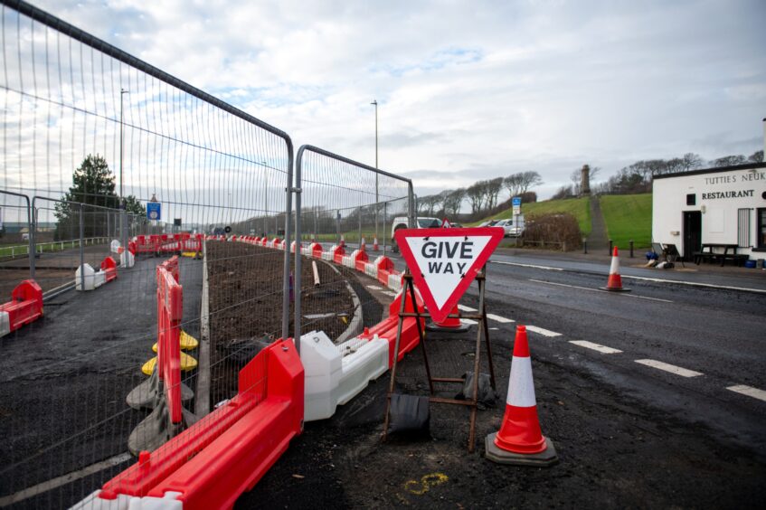 Arbroath Place for Everyone active travel project progress.