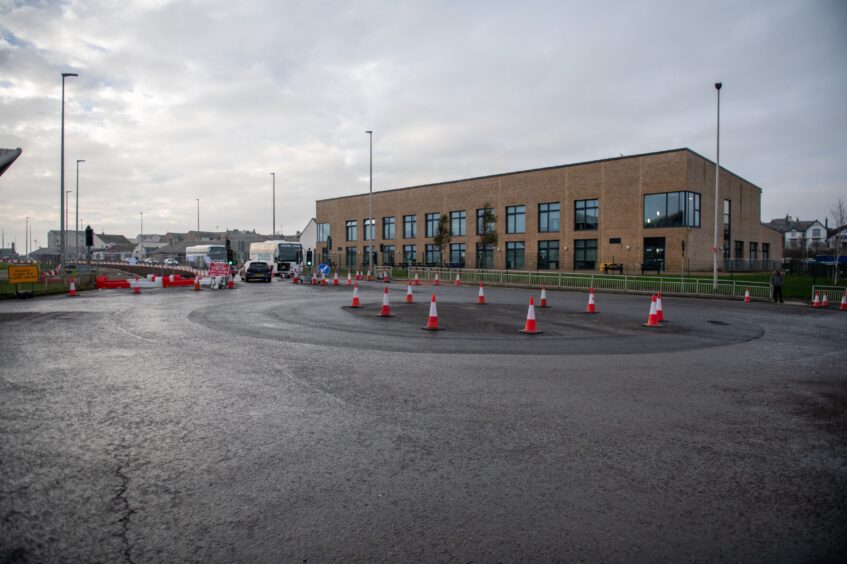 Arbroath harbour roundabout in £14m active travel scheme.