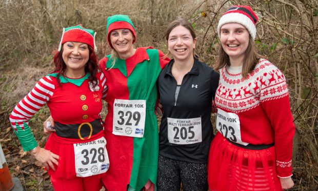 Forfar Road Runners Plum Pudding Plod 2024. Image: Kim Cessford / DC Thomson