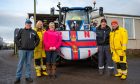 Annual Charity Tractor Run for Broughty Ferry RNLI 2024. Image: Kim Cessford / DC Thomson
