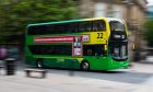 A Xplore double decker bus in Dundee City Centre.