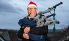 Cupar Pipe Band member Douglas Provan. Image: Kenny Smith/DC Thomson
