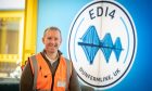 Jamie Strain, general manager at the Amazon Fulfilment Centre in Dunfermline gave The Courier a tour of the multinational's operation. Image: Kenny Smith/DC Thomson.