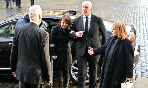 John Swinney Alex Salmond Memorial