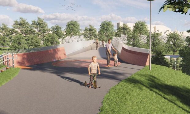 Councillor Craig Duncan is calling for action for the City Square steps were damaged. Image: Kim Cessford/DC Thomson.