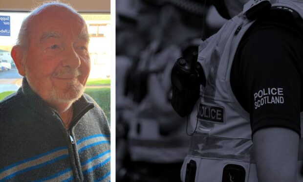 The body has been found of Alexander Beattie, 87, missing from Arbroath. Image: Police Scotland