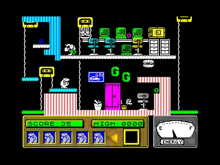 Spectrum icon Monty Mole featured in this platform game.