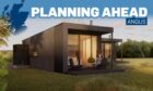 Holiday pods are planned for a farm site hear Eassie. Image: Bobby Halliday Architects