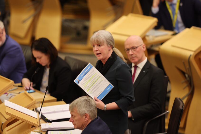 Finance Secretary Shona Robison presents draft budget in Scottish Parliament