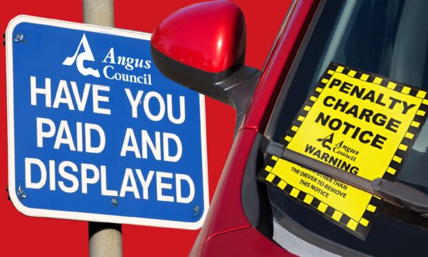 Check out where you are most likely to get a parking ticket in Angus. Image: DC Thomson