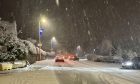 Snow on Pitlochry's West Moulin Road