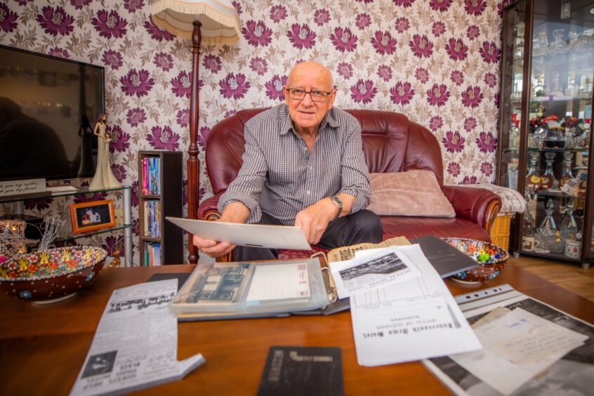 Jack McCowan looks through his archive of images, postcards and material relating to the Spittal of Glenshee Hotel. 