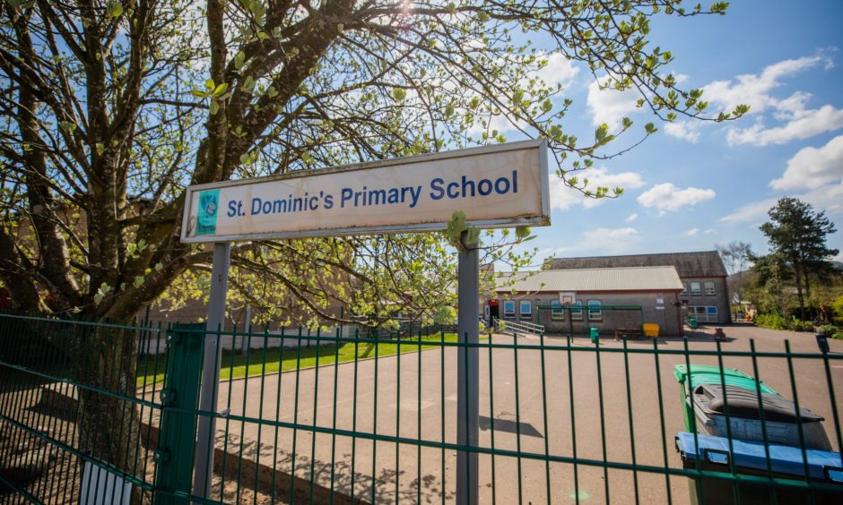 St Dominic's Primary School, Crieff, is one of the top scorers. Image: Steve MacDougall/DC Thomson.