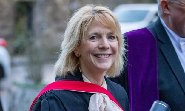 Hazel Irvine received an honorary Doctor of Laws at St Andrews University. Image: Steve Brown/DC Thomson