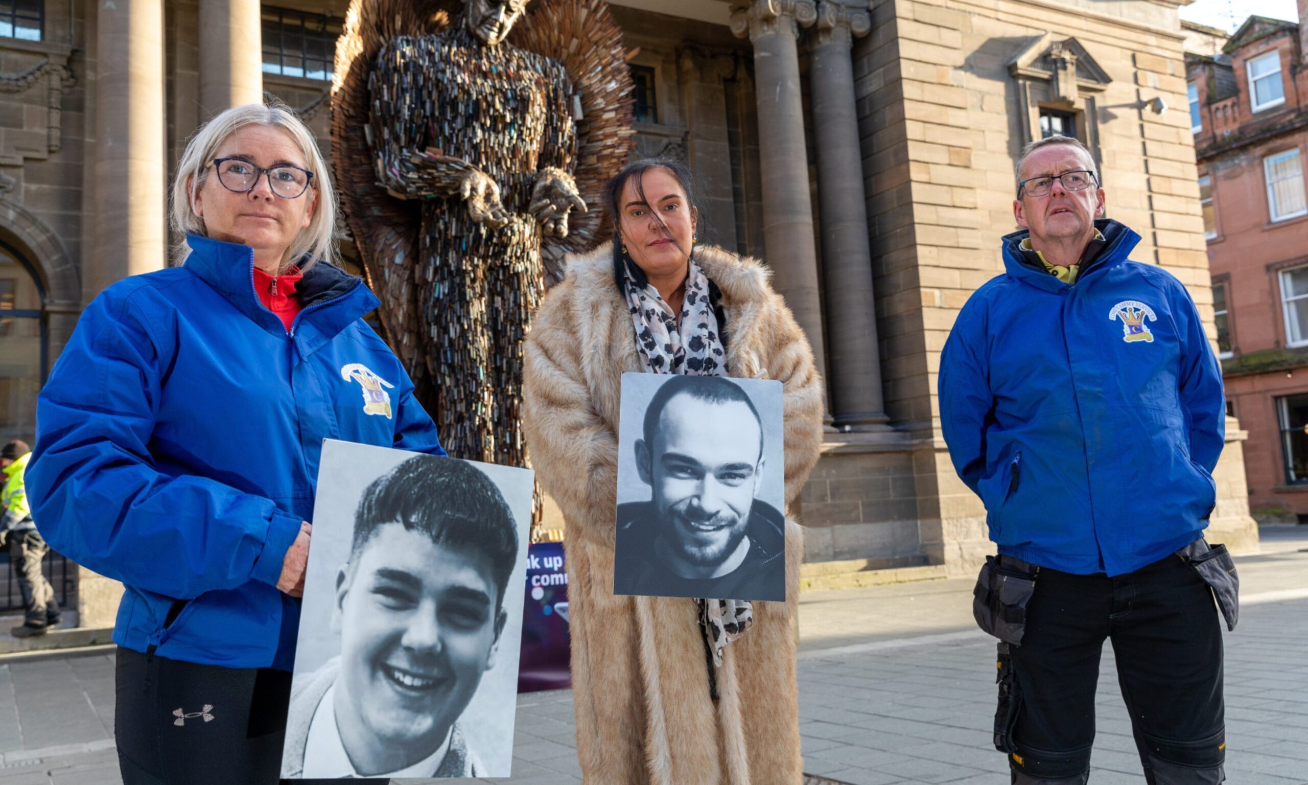families speak out as Knife angel revealed in Perth