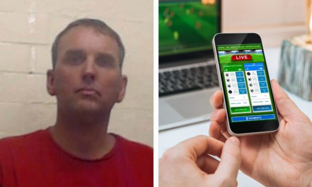 Kirkcaldy crime boss Scott Allan hid drugs cash on mobile betting apps.