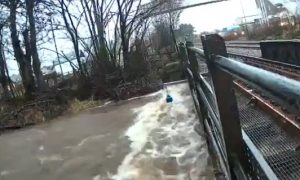 Network Rail has shut the Highland Main Line due to flooding near Kingussie.