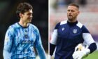 Dundee goalkeepers Jon McCracken and Trevor Carson.