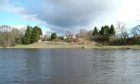 The River Tay near Luncarty, opposite Waulkmill.
