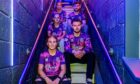 Dundee United launched their new third kit at Tenpin in the city. Image: Richard Wiseman/Dundee United FC