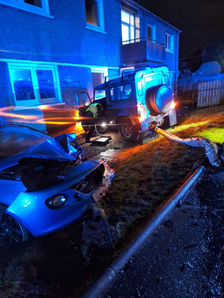 Tayport nurse's car written off after Land Rover crashes into garden
