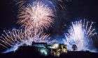The firework display at Stirling Castle fpr Hogmanay 2017. Image: PK Perspective/Shutterstock
