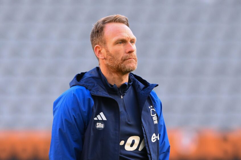 Simon Rusk in his Nottingham Forest training gear