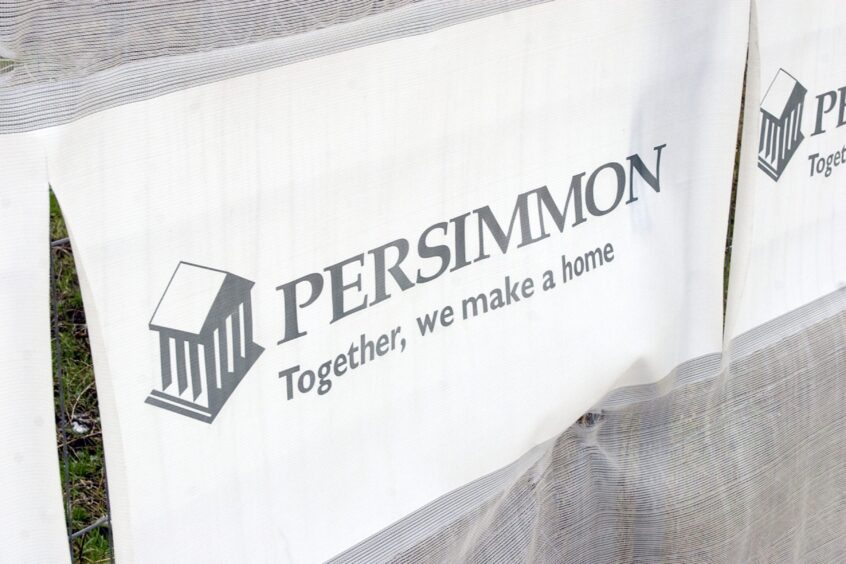 Banner with Persimmon logo, and the words 'Persimmon: Together we make a home'.