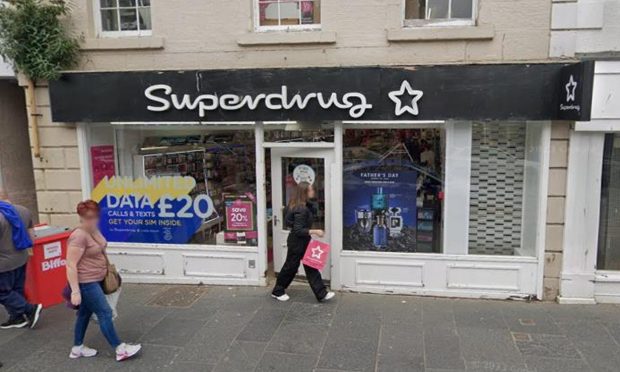 Superdrug has closed its shop in St Andrews. Image: Google Street View