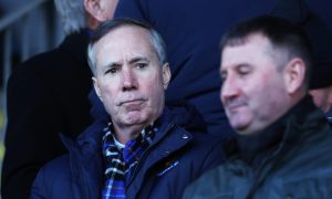 St Johnstone owner, Adam Webb, watches the Perth side beat Motherwell.