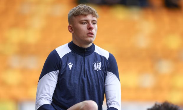 Luke Graham returned to Dundee at the start of January. Image: David Young/Shutterstock