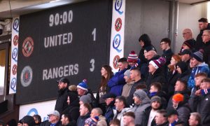 Dundee United slipped to defeat despite creating a host of fine chances against Rangers