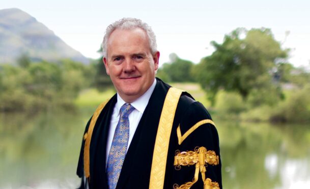 Professor Sir Gerry McCormac has been in post at Stirling University since 2010. Image: University of Stirling/PA