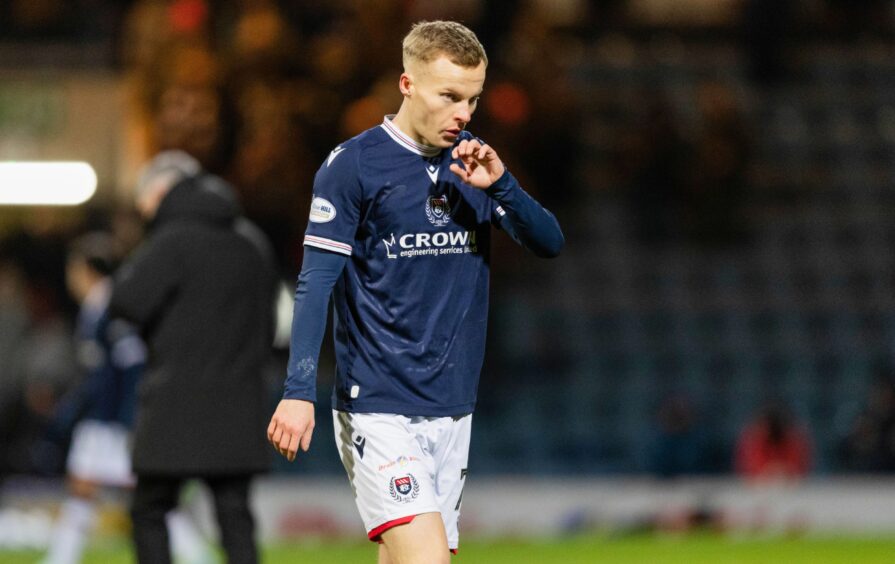 Scott Tiffoney came off the bench late in the game. Image: Ross Parker/SNS