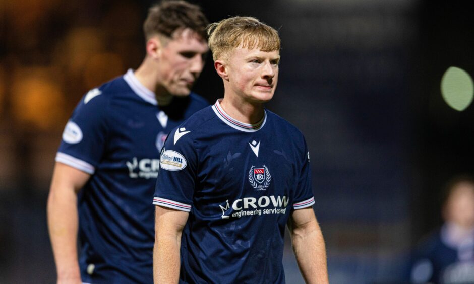 There was no Lyall Cameron for Dundee. Image: Ewan Bootman/SNS