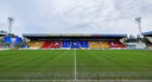 A picture of St Johnstone's East Stand.