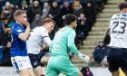 Dundee's Simon Murray scores to make it 1-0 against St Johnstone.