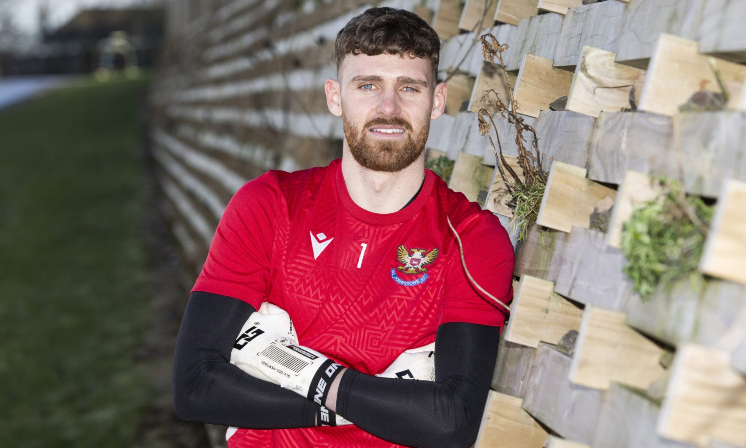 St Johnstone loan goalkeeper, Andy Fisher, is unveiled after his first training session.