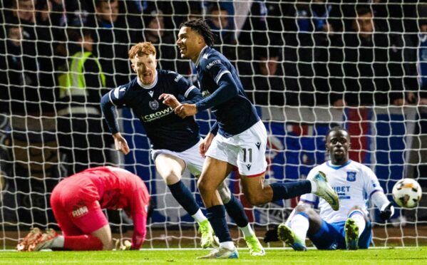 Seun Adewumi scores against Rangers