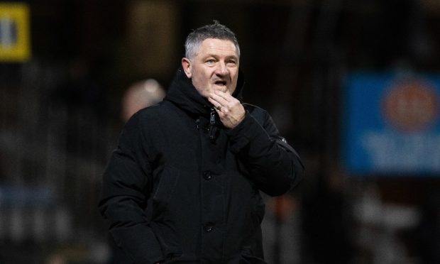 Dundee boss Tony Docherty was delighted with his team against Rangers.