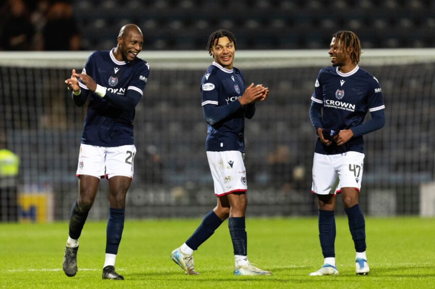 Mo Sylla, Seun Adewumi and Julien Vetro enjoy a laugh