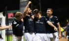 Dundee celebrate against Celtic