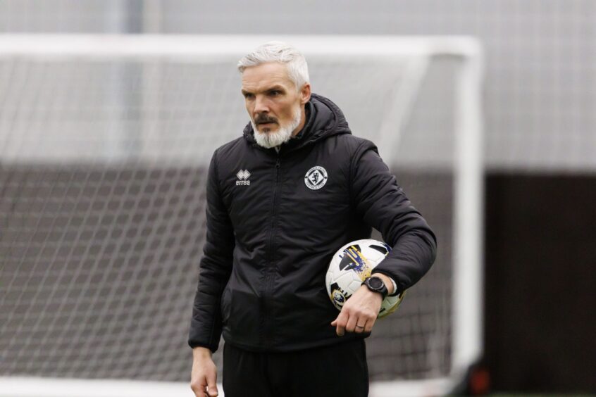 Dundee United boss Jim Goodwin.