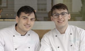 Brothers Lewis and Ross Hazel, who will become the fifth generation of their family to run Jannetta's Gelateria in St Andrews. Image: Supplied.