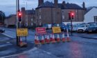 The latest roadworks on Queen Street in Broughty Ferry. Image: Andrew Robson/DC Thomson