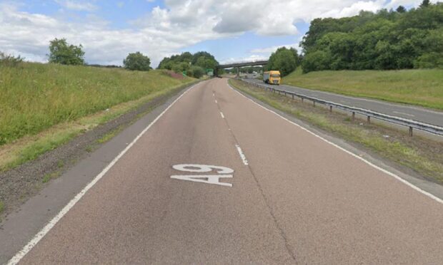 The A9 northbound near Dunblane. Image: Google Street View